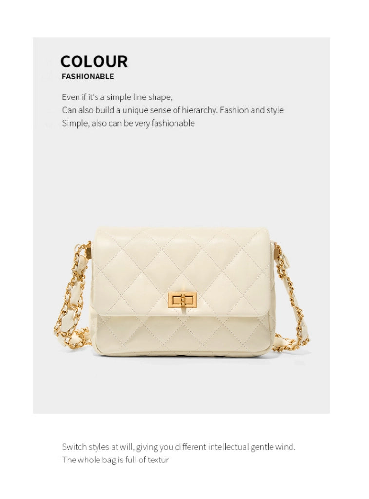 Borse a tracolla da donna in vera pelle, modello Hobo, colore bianco