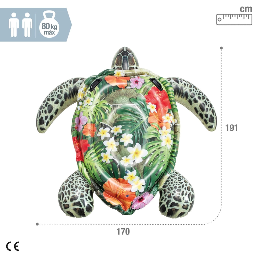 Tartaruga Gonfiabile Cavalcabile +3 Anni 191 CMX170 Peso 2,13 kg (57555)