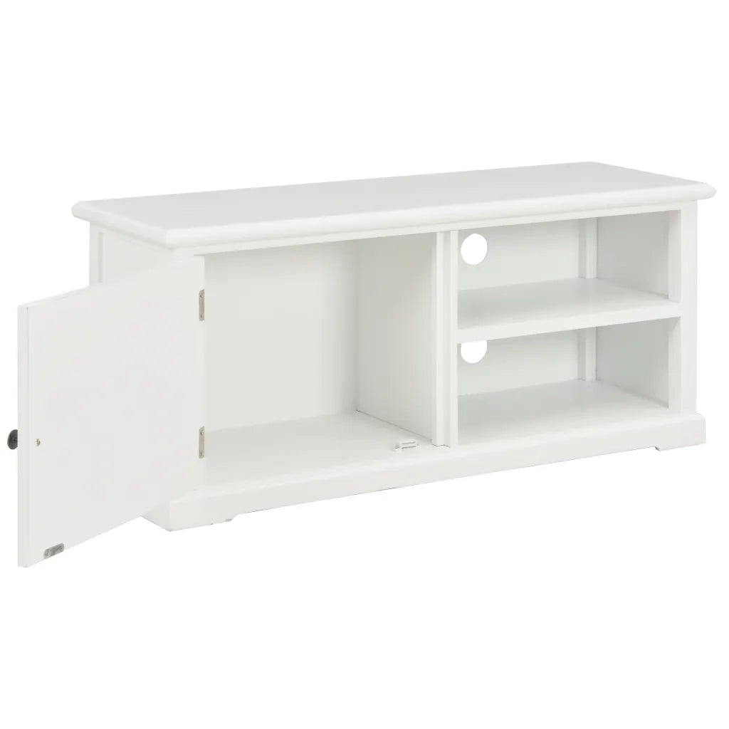 Mobile TV Bianco 90x30x40 cm in Legno 249878