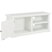 Mobile TV Bianco 90x30x40 cm in Legno 249878