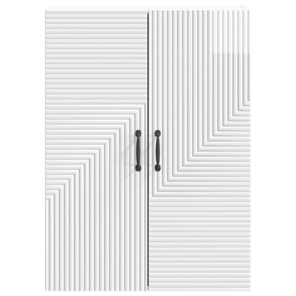 Mobiletto a muro Bianco Lucido 66 x 34,5 x 90 cm 898569