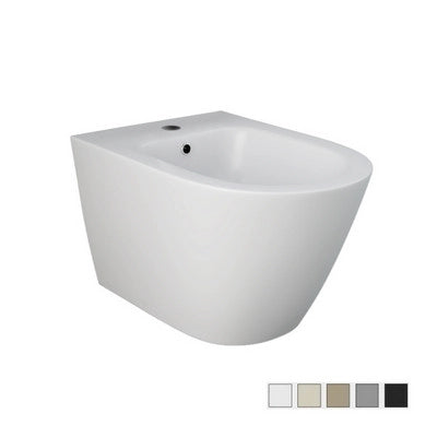 Bidet sospeso con fissaggio nascosto - Grigio opaco mat