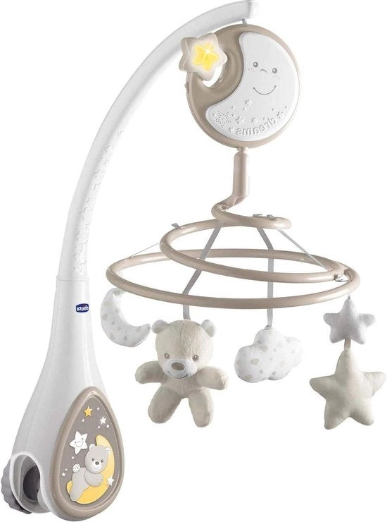 Portatile per Bambini con Musica, Suoni Rilassanti, Incluso Lampada da Tavolo, Colore Beige