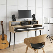 Scrivania studio Rovere Sonoma 130 x 42,5 x 36 cm 8006726