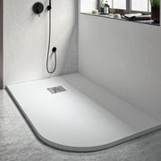 Piatto doccia stondato rettangolare bianco 100x80 80x100 piletta gratis - star plus, misura 100x80 cm, angolo