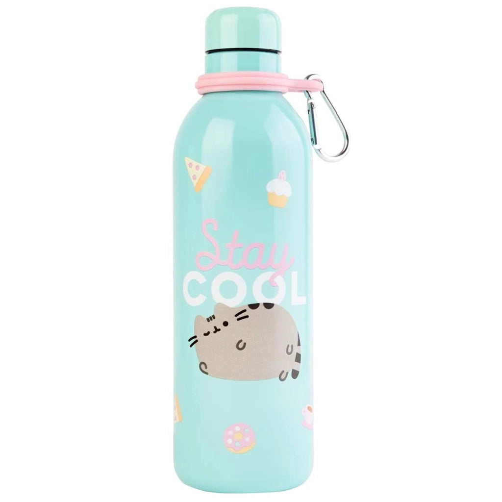 Bottiglia isolata a doppia parete da 500 ml della Foodie Collection Turchese Pusheen