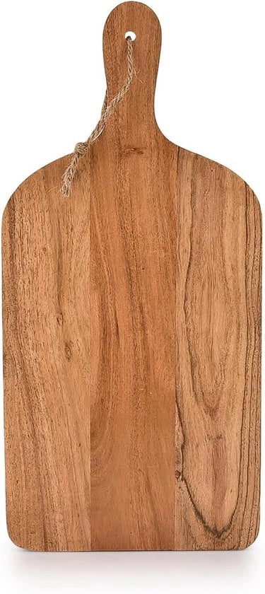 Pedine di taglio in legno di acacia - adatte per formaggi e salumi - set da 2 - materiale naturale