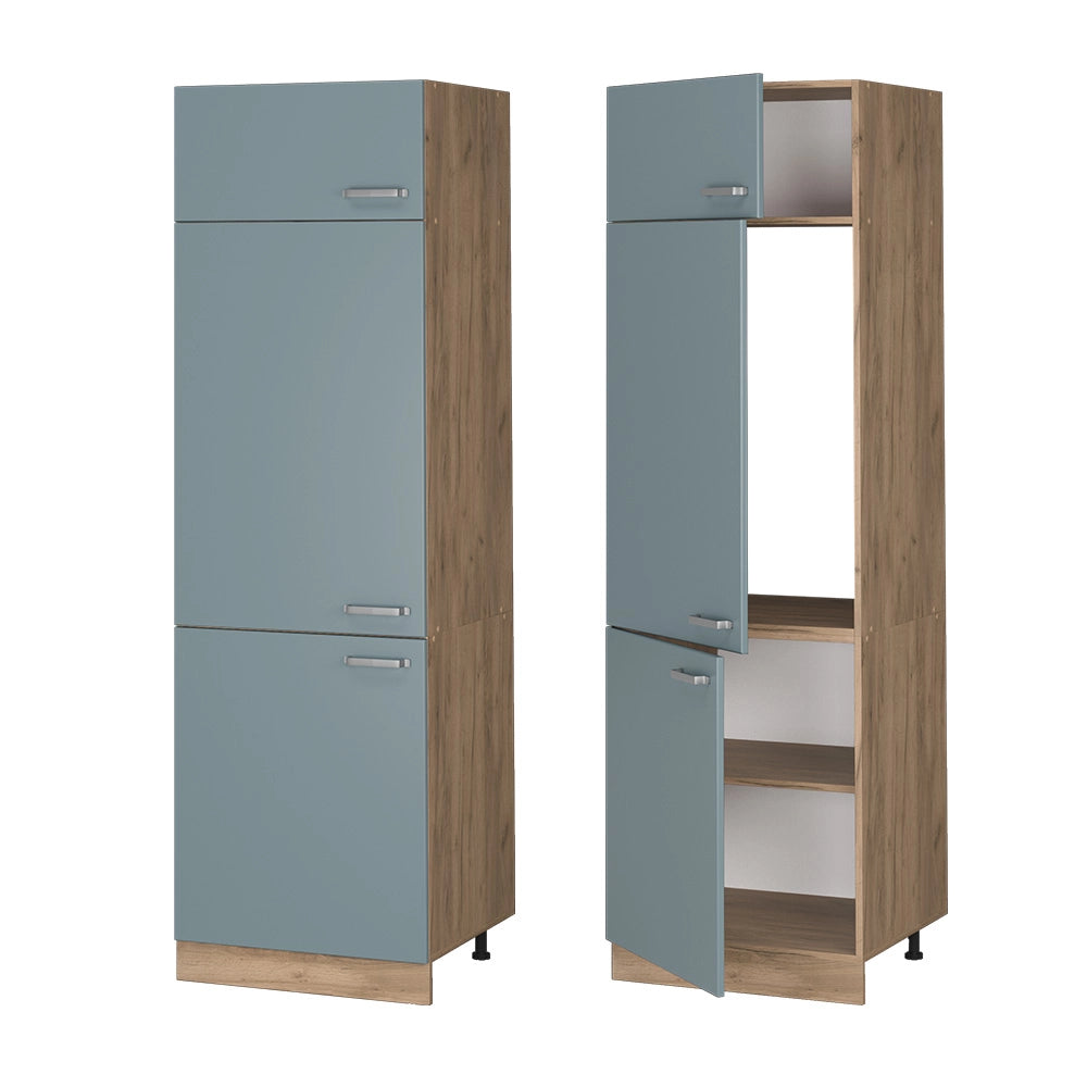 Vicco Armadio frigorifero Grigio-blu 60 cm