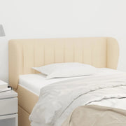 Testiera ad Orecchio Crema 93x23x78/88 cm in Tessuto