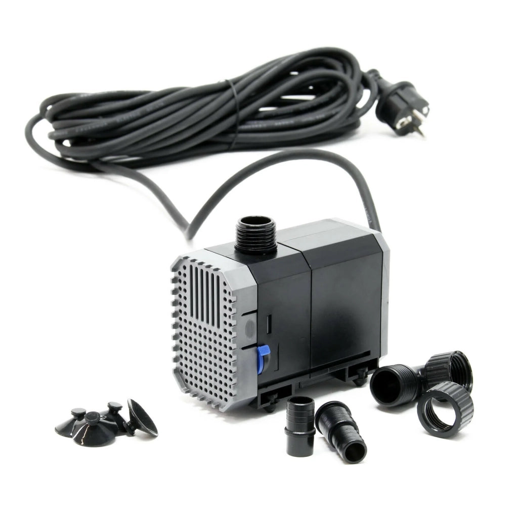Pompa per laghetto 900 litri all'ora filtro 20 watt cavo 10 m 16_0002163