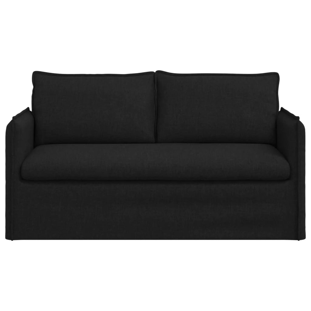 Divano | Divano da soggiorno | Sofa Nero 156 x 82 x 85 cm Tessuto