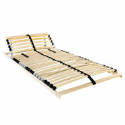 Base a doghe Marrone 90 x 190 cm Legno massello di faggio 42015240