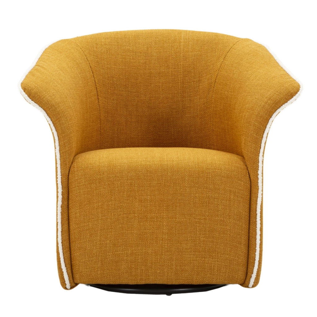 Poltrona VKH714, Giallo, Metallo, 80x83,5x66 cm