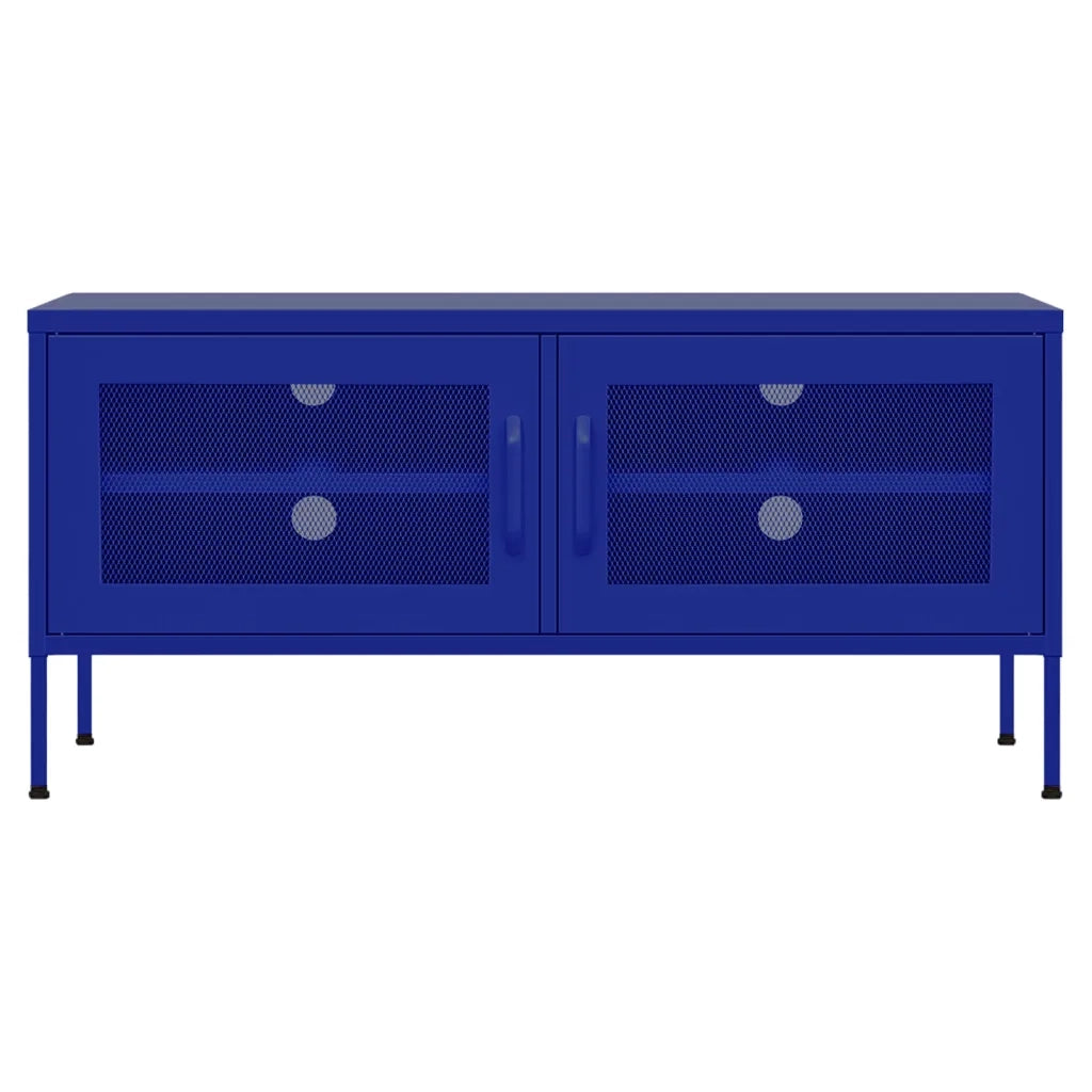 Mobile TV Blu Marino 105x35x50 cm in Acciaio cod mxl 20916