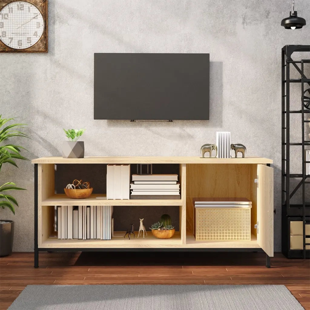 Mobile Porta TV Rovere Sonoma 100x40x45 cm in Legno Multistrato 826301