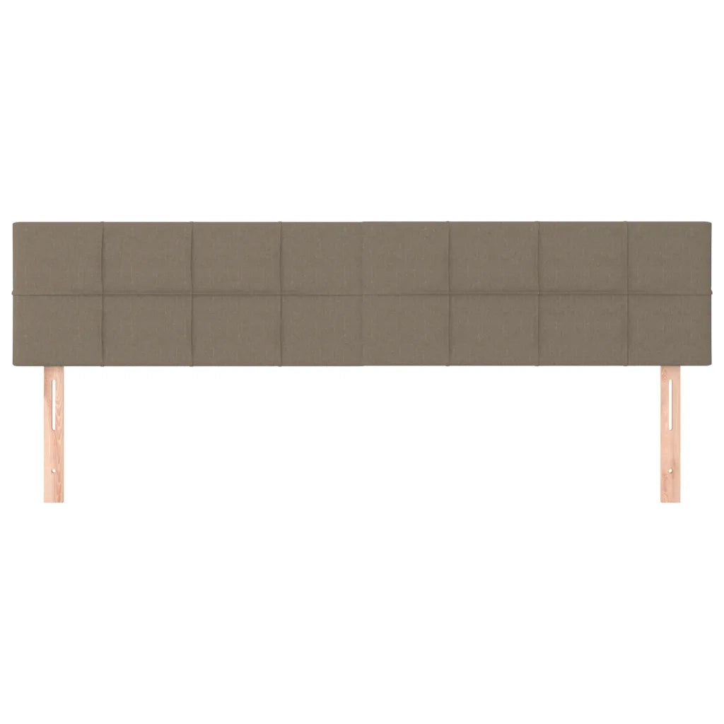 Testiera 2 pz Tortora 90x5x78/88 cm in Tessutocod mxl 119474