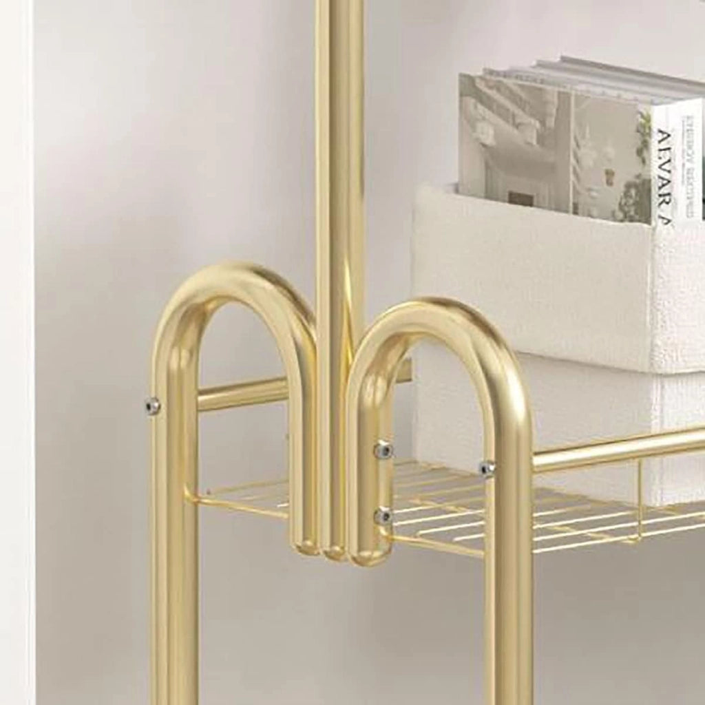 Appendiabiti da Terra, espositori per Abiti da Terra, Appendiabiti, Appendiabiti su Ruote per Abiti, Scarpe e Cappelli, Ingresso Camera da letto/nero/50 * 33 * 176 cm