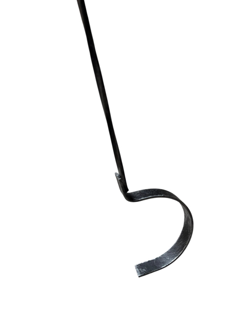Tira Brace per Caminetto in Ferro, 74 cm, Nero, Resistente Al Calore