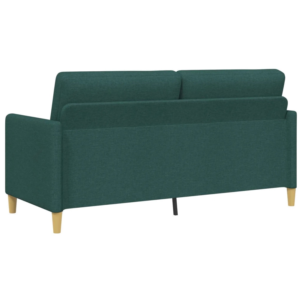 Set di Divani con Storage 2 pz Verde Scuro Poliestere 3429209