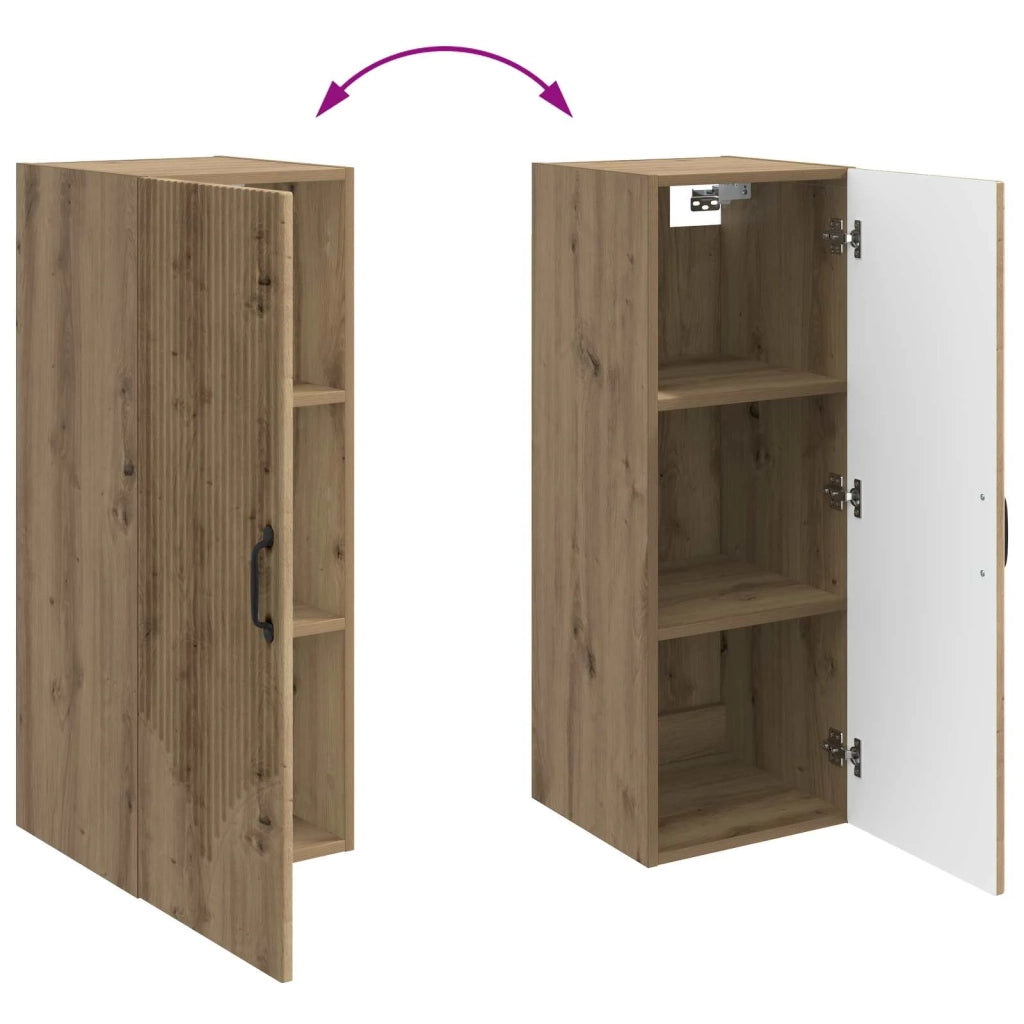 Mobiletto a muro Rovere Artigianale 33 x 34,5 x 90 cm 898934