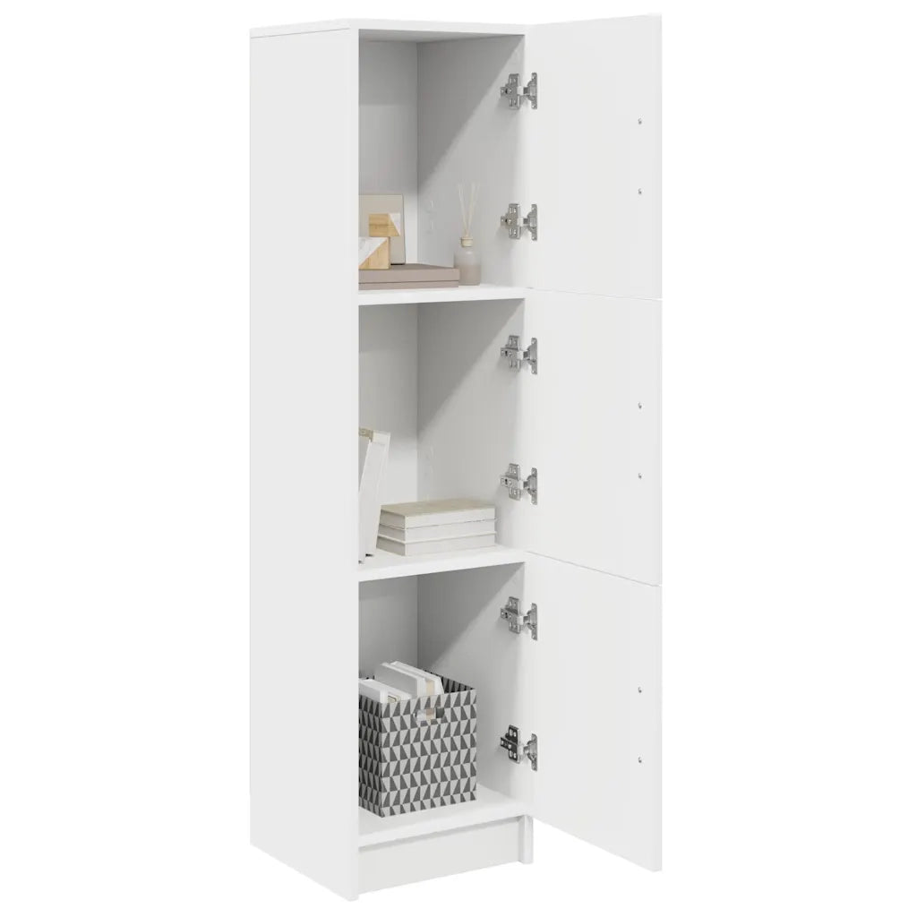 Credenza-Buffet-Armadio da cucina Bianco 31.5 x 32 x 122.5 cm