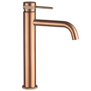 Rubinetto Da Lavabo Rea Lungo Grip Brush Copper High
