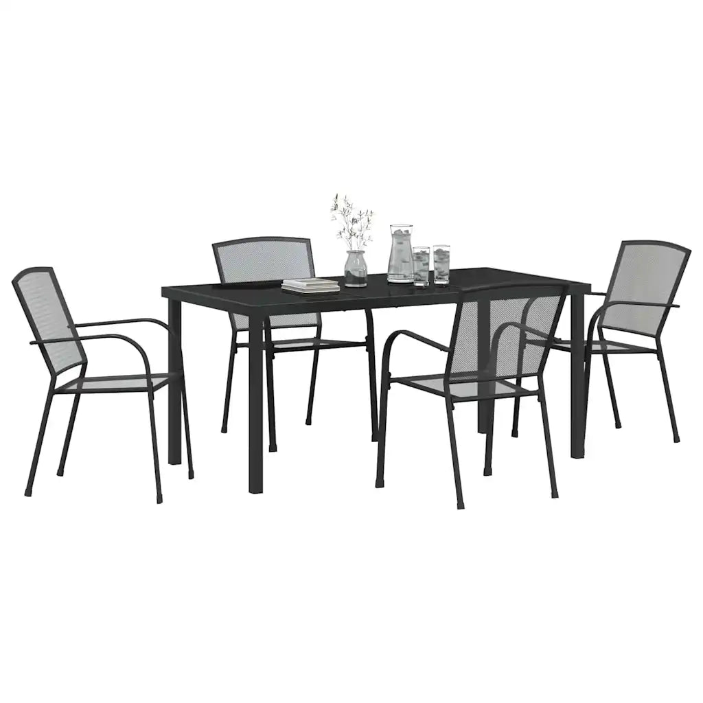 Set da Pranzo per Giardino 5 pcs Antracite 3379285