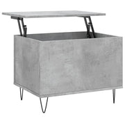 Tavolino salotto | Tavolino da caff¨¨ | Tavolino da Soggiorno Grigio Cemento 60x44,5x45 cm Legno Multistrato
