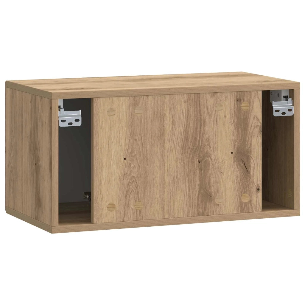 Mobile Porta TV da Muro Rovere Artigianale 59,5 x 31 x 30 cm