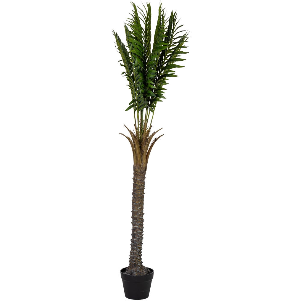 Albero artificiale decorativo verde kwai con 9 foglie verde 89x89x150