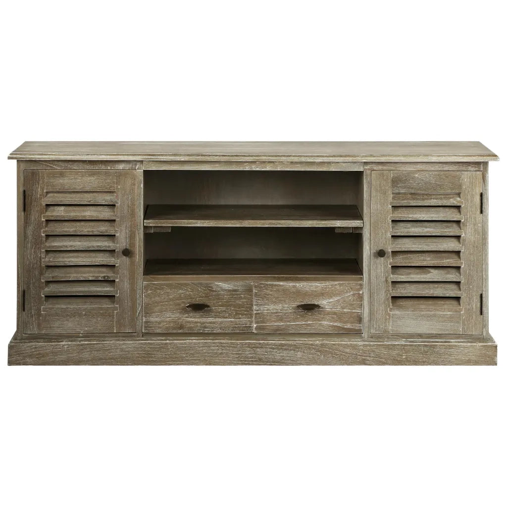Mobile PortaTV  in Legno Massello di Mindi 145x35x60 cm cod mxl 55556