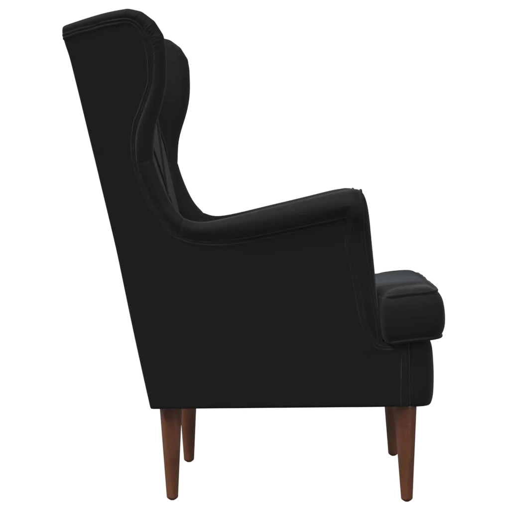 Divano Sedia-Poltrona-Poltroncina Nero Velluto 174682