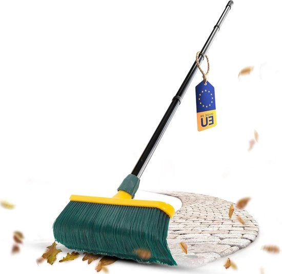 Bastone da giardinaggio con setole di acciaio 30 cm - Spazzola speciale con setole curve, ideale per giardino, campeggio e strada
