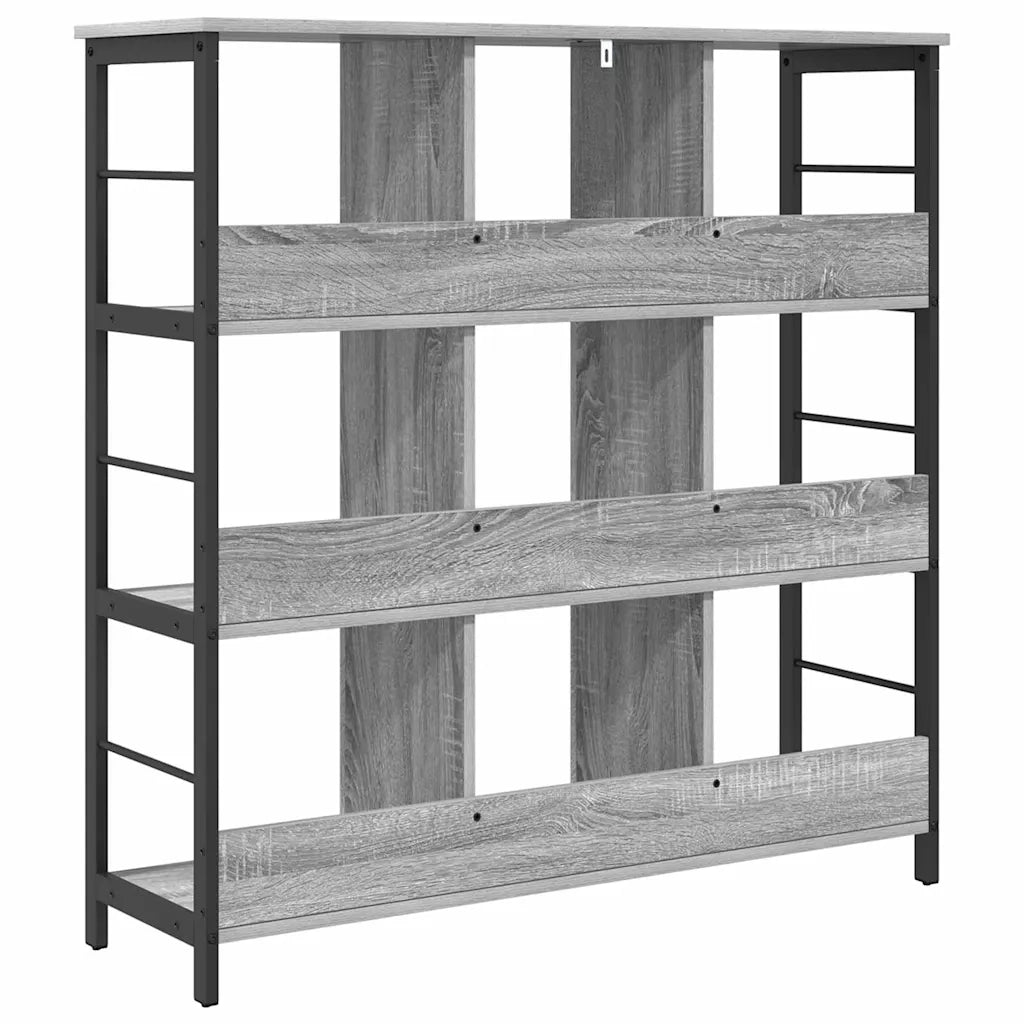 Libreria Grigio Sonoma 102 x 32 x 104,5 cm Legno multistrato