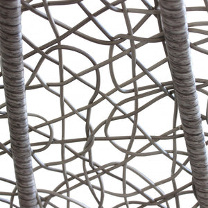 Dondolo Pensile da Giardino Giglio in Acciaio Grigio