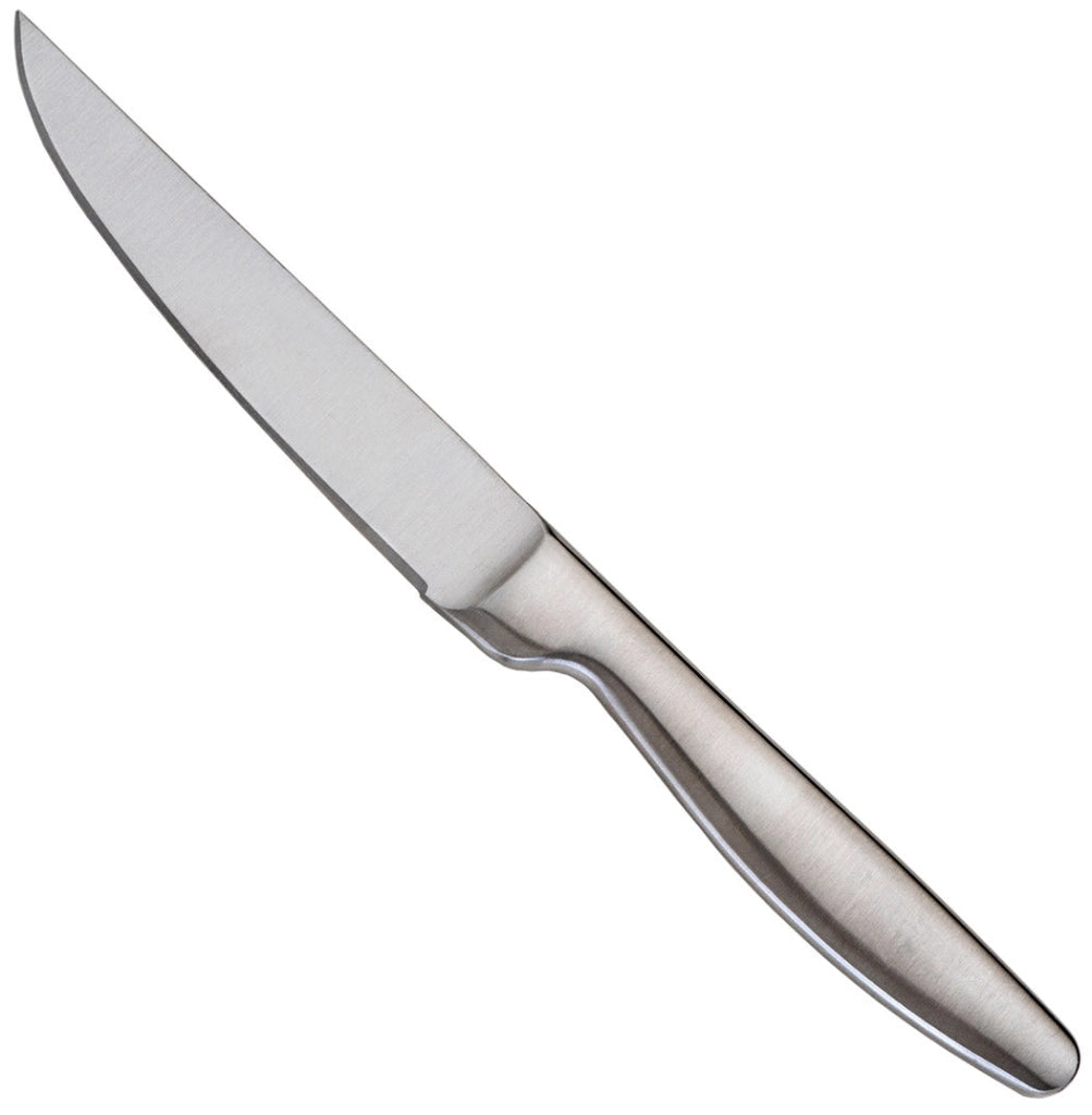 Set 6 Coltelli da Tavola Lama Liscia in Acciaio Inox Jacob Silver