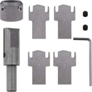 Kit di foratura per legno con 4 punte HSS - utensile da mozzare - attrezzatura pratica per lavorazione del legno - set di fori