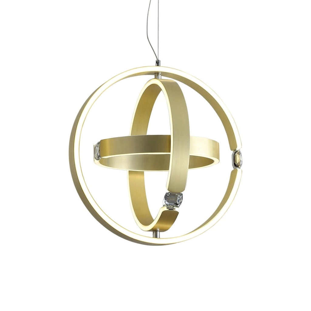 Lampadario LED Sirius Milagro 80W 4000K Ø50 dorato