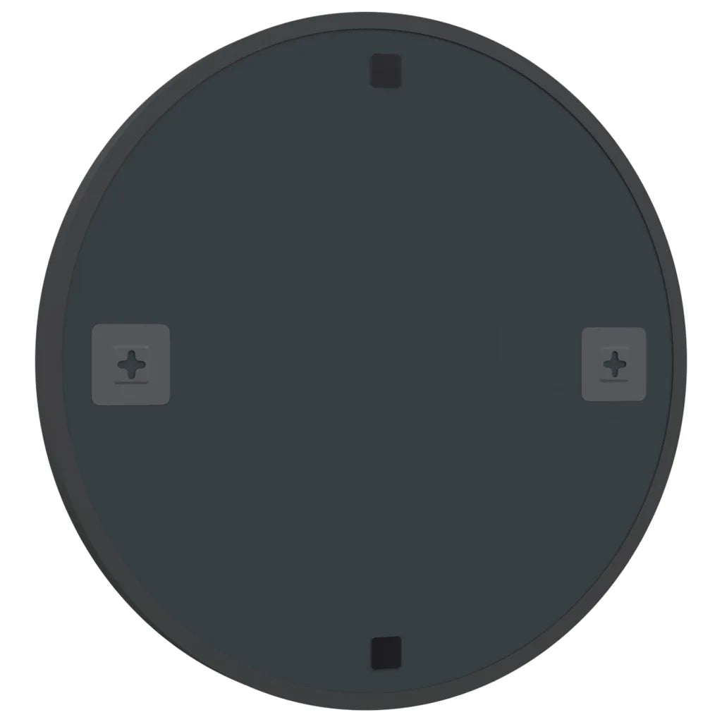 Specchio da Parete Nero 60 cm 322295