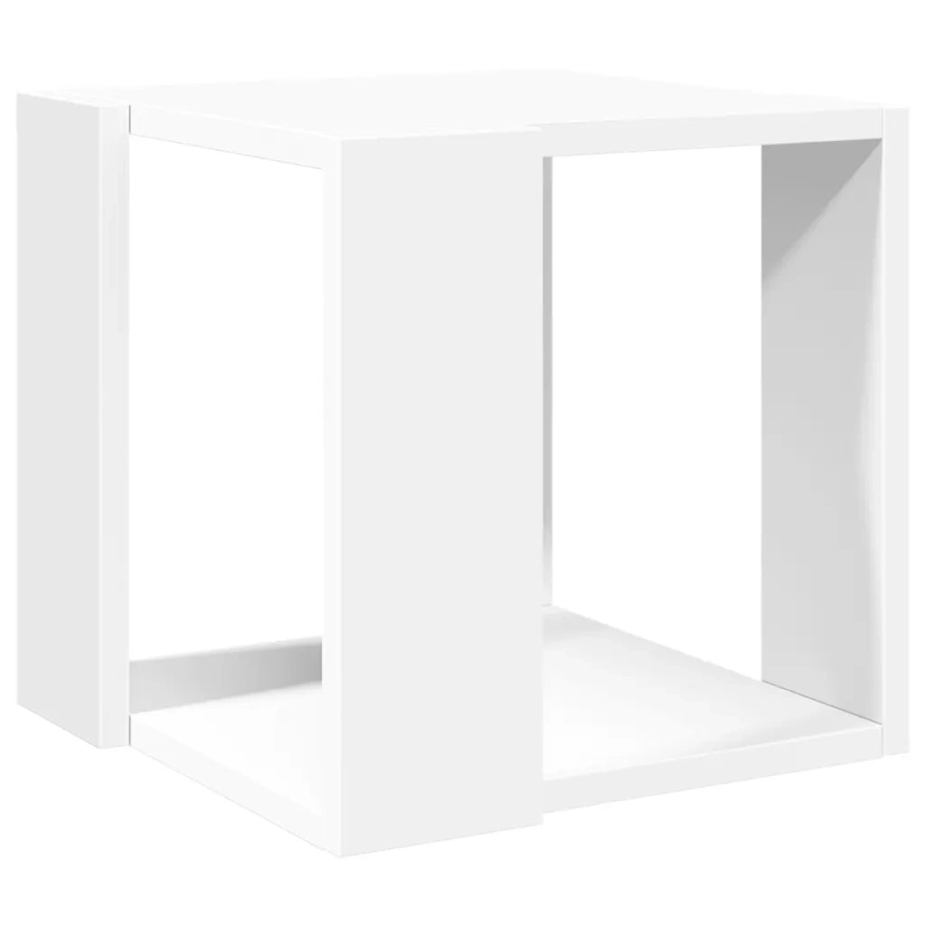 Tavolino da salotto | Tavolino da caff¨¨ | Tavolino da Soggiorno Bianco 32x32x30 cm in Legno Multistrato