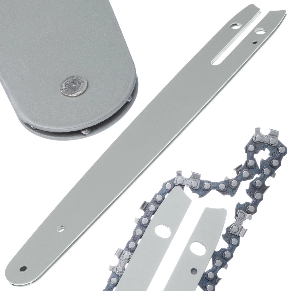 Guida Catena 8" per Motosega Elettrica – Acciaio di Alta Qualità, Resistente all'Usura