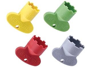 CHIAVE DI SERVIZIO PER MONTAGGIO AERATORI CACHE- - gialla per aeratore TT M16,5X1 (ns cod.401722) - 10 pezzi NEOPERL