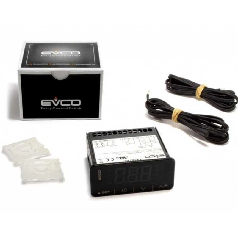 EV3B23N7 TERMOSTATO DIGITALE TELECONTROLLO EVCO CON 2 SONDE 230V ID974 - UNIVERSALE