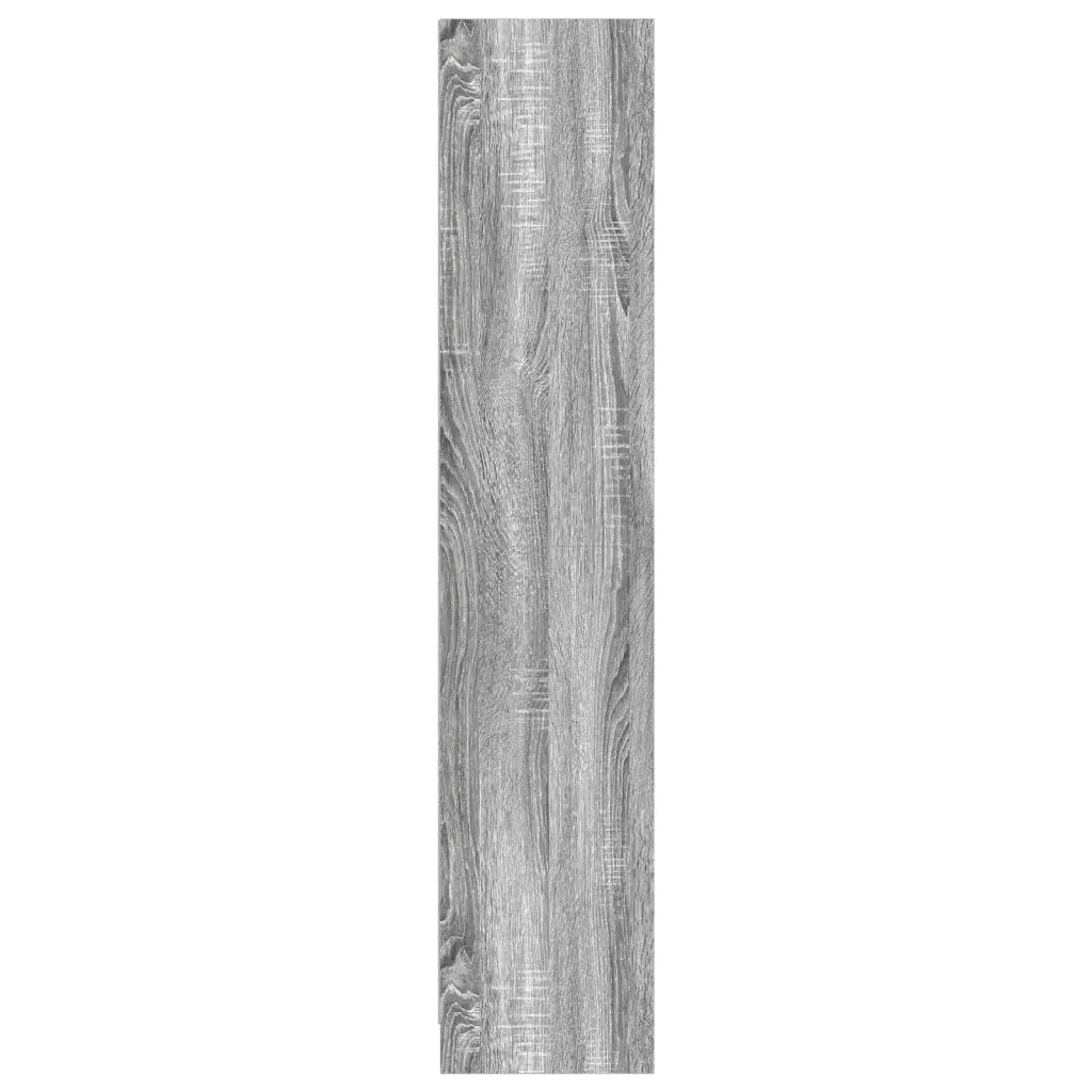 Libreria Grigio Sonoma 57x28,5x107,5 cm in Legno Multistrato