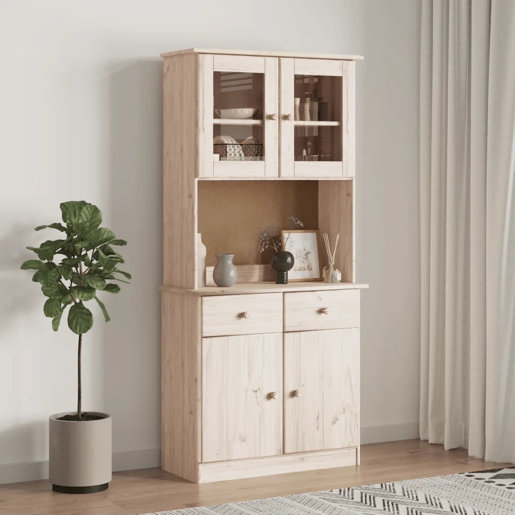 Piano Comò ALTA 77x30x92 cm in Legno Massello di Pino 353945