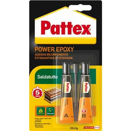 COLLA 'POWER EPOXY SALDATUTTO' 24 gr - PATTEX