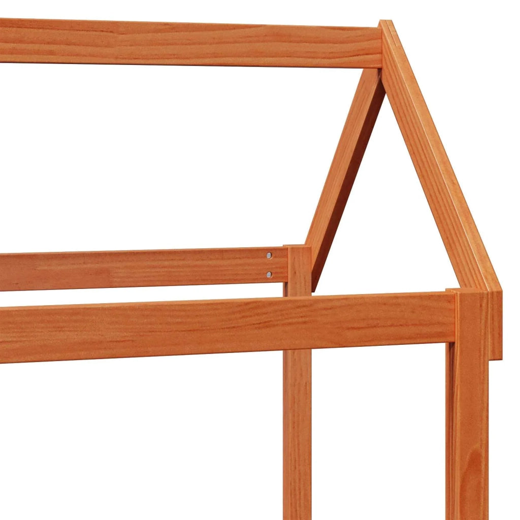 Set di Letto per il Giorno 2 pcs Marrone cerato Pino massello