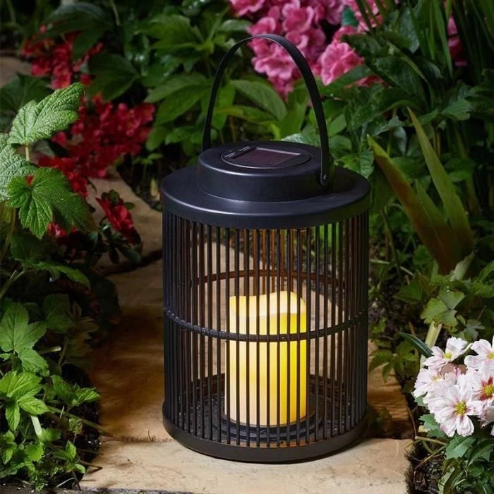 Lanterna solare Urbane nera SMART GARDEN