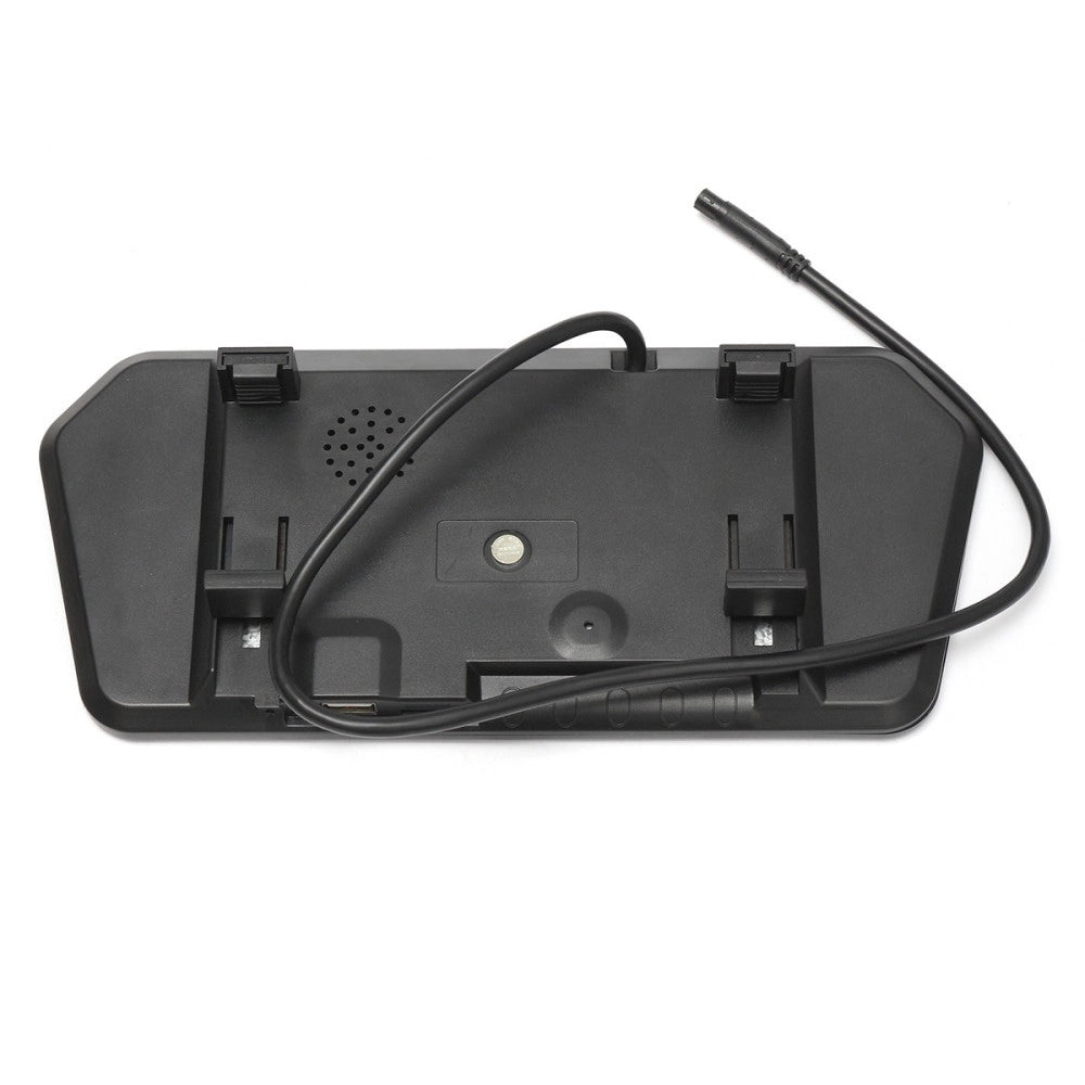 Trade Shop - Specchietto Retrovisore Monitor 7'' Bluetooth Usb Sd Tft Mp5 Camera Auto -