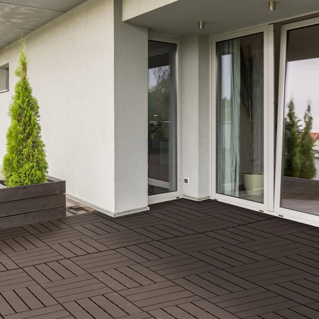 Dalles Terrasse Embo?tables ¨C zephmum ¨C Grigio 30x30cm
